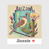 Activiteiten in de omgeving van Arizona Cactus Wre Sticker (Vel)