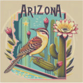 Activiteiten in de omgeving van Arizona Cactus Wre Sticker (Voorkant)