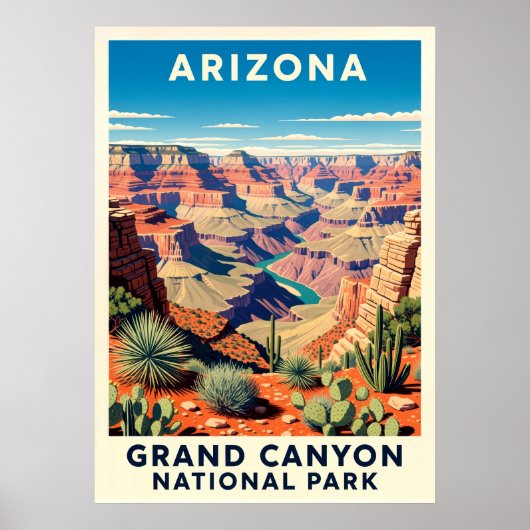 Activiteiten in de omgeving van Arizona Grand Cany Poster (Voorkant)