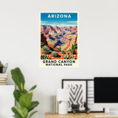 Activiteiten in de omgeving van Arizona Grand Cany Poster (Thuiskantoor)