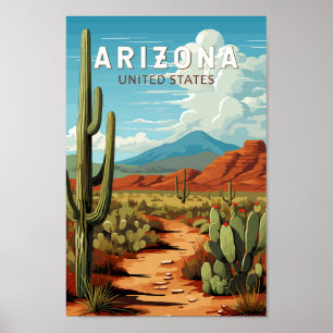 Activiteiten in de omgeving van Arizona Travel Art Poster