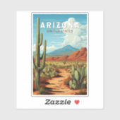Activiteiten in de omgeving van Arizona Travel Art Sticker (Vel)