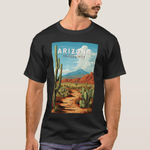 Activiteiten in de omgeving van Arizona Travel Art T-shirt