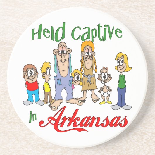 Activiteiten in de omgeving van Arkansas Funny Tra Zandsteen Onderzetter (Voorkant)