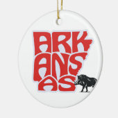 Activiteiten in de omgeving van Arkansas State Chr Keramisch Ornament (Links)