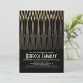 Activiteiten in de omgeving van Art Deco Black and Kaart (Staand voorkant)