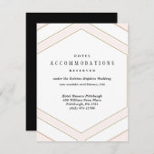 Activiteiten in de omgeving van Art Deco Geometric Informatiekaartje (Voorkant / Achterkant)