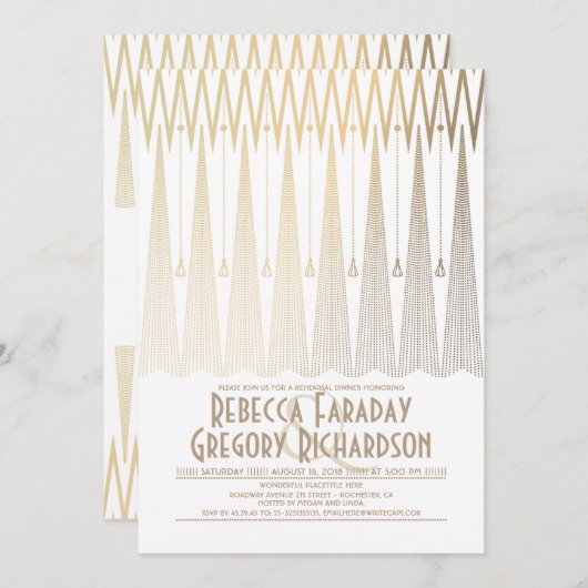 Activiteiten in de omgeving van Art Deco White & G Kaart (Voorkant / Achterkant)