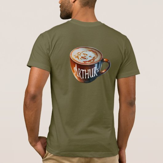 Activiteiten in de omgeving van Arthur's Coffee Sh T-shirt (Achterkant)