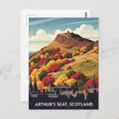Activiteiten in de omgeving van Arthur's Seat Edin Briefkaart (Voorkant / Achterkant)
