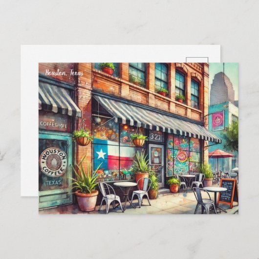 Activiteiten in de omgeving van Artistic Cafe in H Briefkaart (Voorkant / Achterkant)