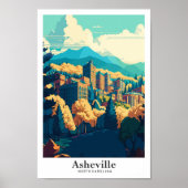 Activiteiten in de omgeving van Asheville North Ca Poster (Voorkant)