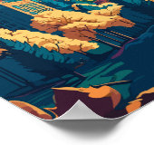 Activiteiten in de omgeving van Asheville North Ca Poster (Hoek)