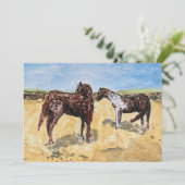 Activiteiten in de omgeving van Assateague Island  Feestdagenkaart (Staand voorkant)