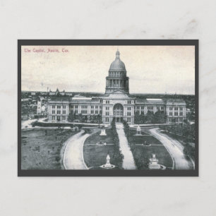 Activiteiten in de omgeving van Austin TX 1909 Briefkaart