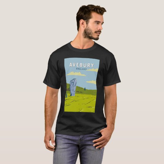 Activiteiten in de omgeving van Avebury England Tr T-shirt (Voorkant volledig)