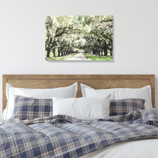 Activiteiten in de omgeving van Avenue of Oaks, Bo Canvas Afdruk (Insitu (Slaapkamer))