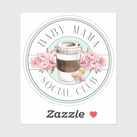 Activiteiten in de omgeving van Baby Mama Social C Sticker (Vel)