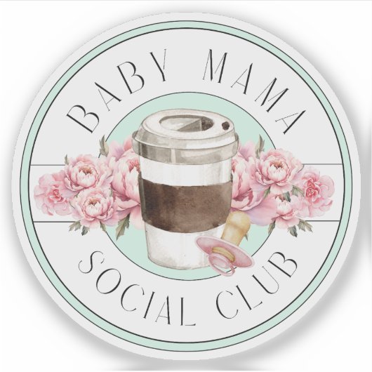 Activiteiten in de omgeving van Baby Mama Social C Sticker (Voorkant)