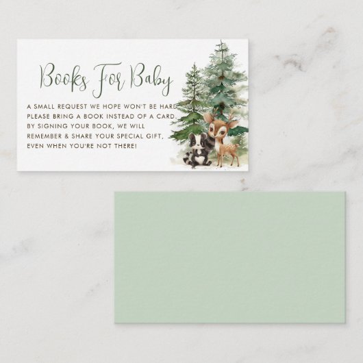 Activiteiten in de omgeving van Baby Woodland Boy  Informatiekaartje (Voorkant / Achterkant)