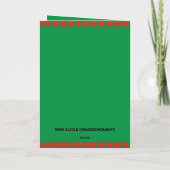 Activiteiten in de omgeving van Bad Santa Funny Ch Feestdagen Kaart (Achterkant)