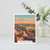 Activiteiten in de omgeving van Badlands National  Briefkaart (Staand voorkant)