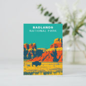 Activiteiten in de omgeving van Badlands National  Briefkaart (Staand voorkant)