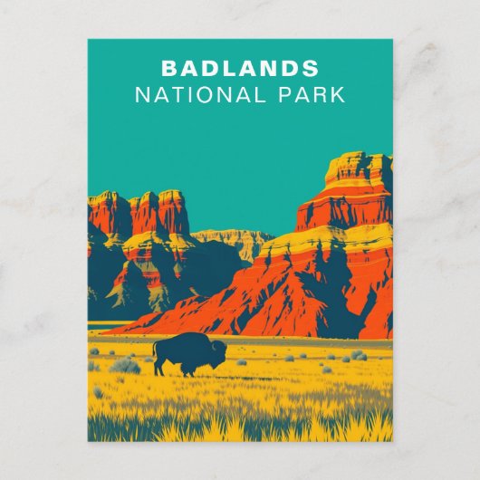 Activiteiten in de omgeving van Badlands National  Briefkaart (Voorkant)