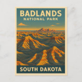 Activiteiten in de omgeving van Badlands National  Briefkaart (Voorkant)