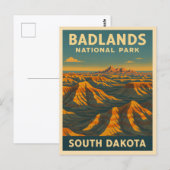 Activiteiten in de omgeving van Badlands National  Briefkaart (Voorkant / Achterkant)