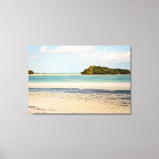 Activiteiten in de omgeving van Bahia Honda Beach Canvas Afdruk (Voorkant)