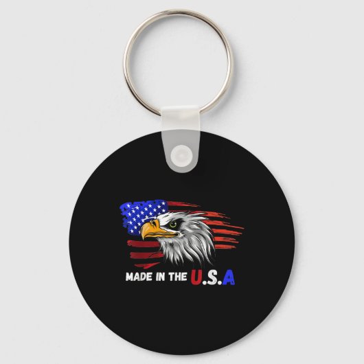 Activiteiten in de omgeving van Bald Eagle Patriot Sleutelhanger (Voorkant)