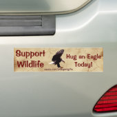 Activiteiten in de omgeving van BALD EAGLE Wildlif Bumpersticker (Op auto)