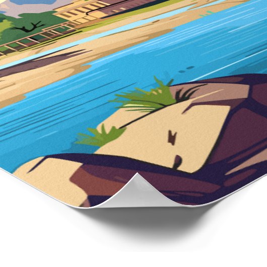 Activiteiten in de omgeving van Balmorhea State Pa Poster (Hoek)