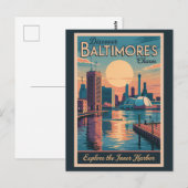 Activiteiten in de omgeving van Baltimore Maryland Briefkaart (Voorkant / Achterkant)