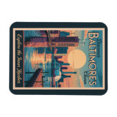 Activiteiten in de omgeving van Baltimore Maryland Magneet (Horizontaal)