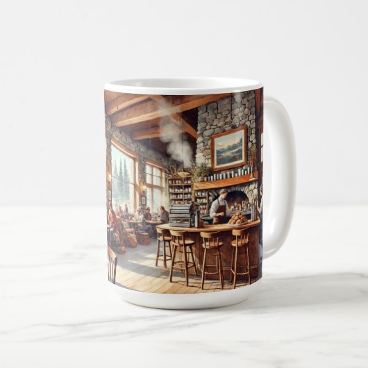 Activiteiten in de omgeving van Banff Canada Water Koffiemok (Voorkant rechts)