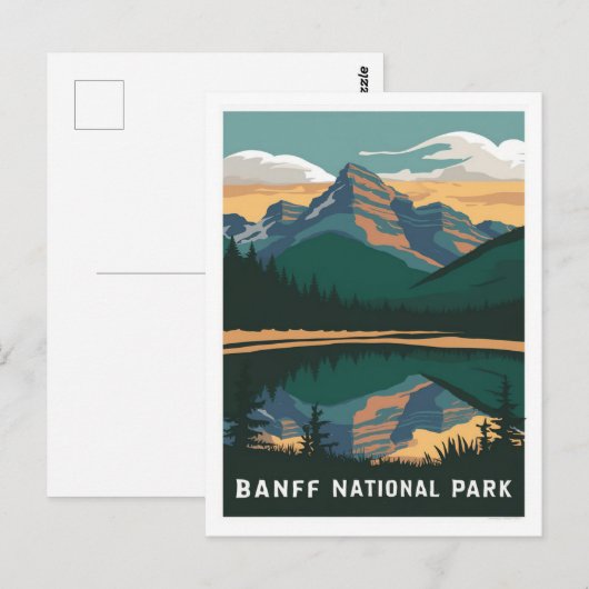 Activiteiten in de omgeving van Banff National Par Briefkaart (Voorkant / Achterkant)