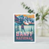 Activiteiten in de omgeving van Banff National Par Briefkaart (Staand voorkant)