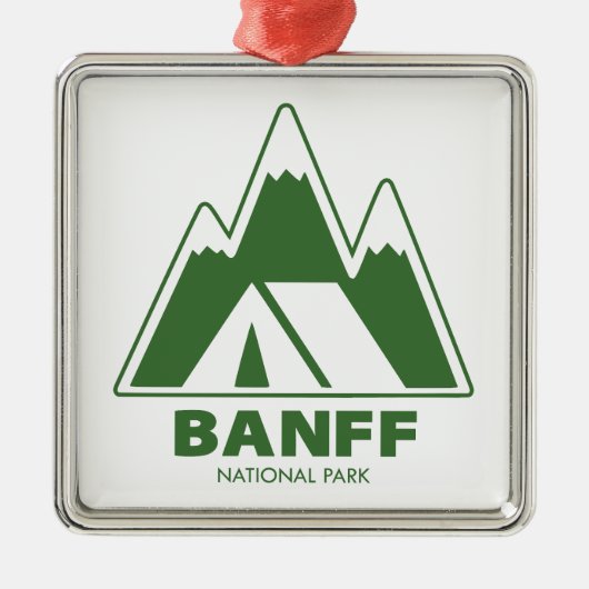 Activiteiten in de omgeving van Banff National Par Metalen Ornament (Voorkant)