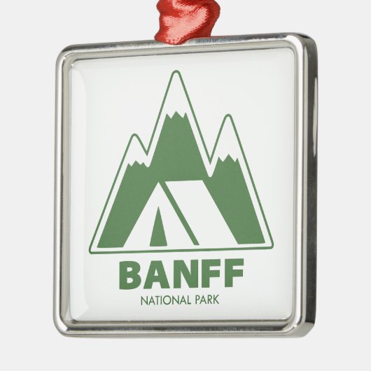 Activiteiten in de omgeving van Banff National Par Metalen Ornament (Links)