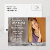 Activiteiten in de omgeving van Barn Wood Open Hou Uitnodiging Briefkaart (Voorkant / Achterkant)