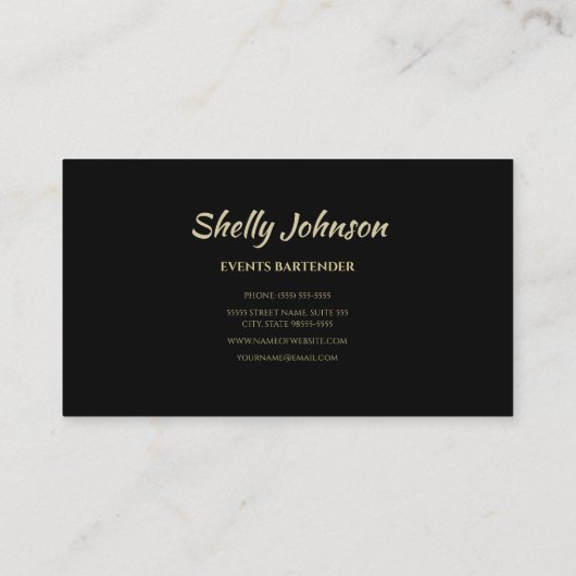 Activiteiten in de omgeving van Bartender Edgy Red Visitekaartje (Achterkant)