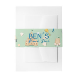 Activiteiten in de omgeving van Bash Sand Castle B Uitnodigingen Wikkel