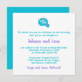 Activiteiten in de omgeving van Bat Mitswa Invitat Kaart (Voorkant / Achterkant)