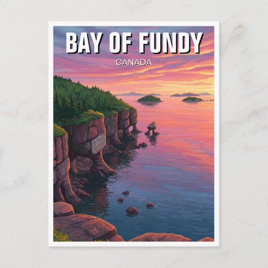 Activiteiten in de omgeving van Bay of Fundy Nova Briefkaart (Voorkant)