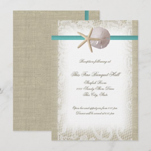 Activiteiten in de omgeving van Beach Burlap and L Kaart (Voorkant / Achterkant)