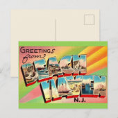 Activiteiten in de omgeving van Beach Haven NJ Gre Briefkaart (Voorkant / Achterkant)