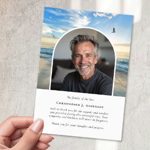 Activiteiten in de omgeving van Beach Ocean Photo  Bedankkaart