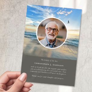 Activiteiten in de omgeving van Beach Ocean Photo  Bedankkaart